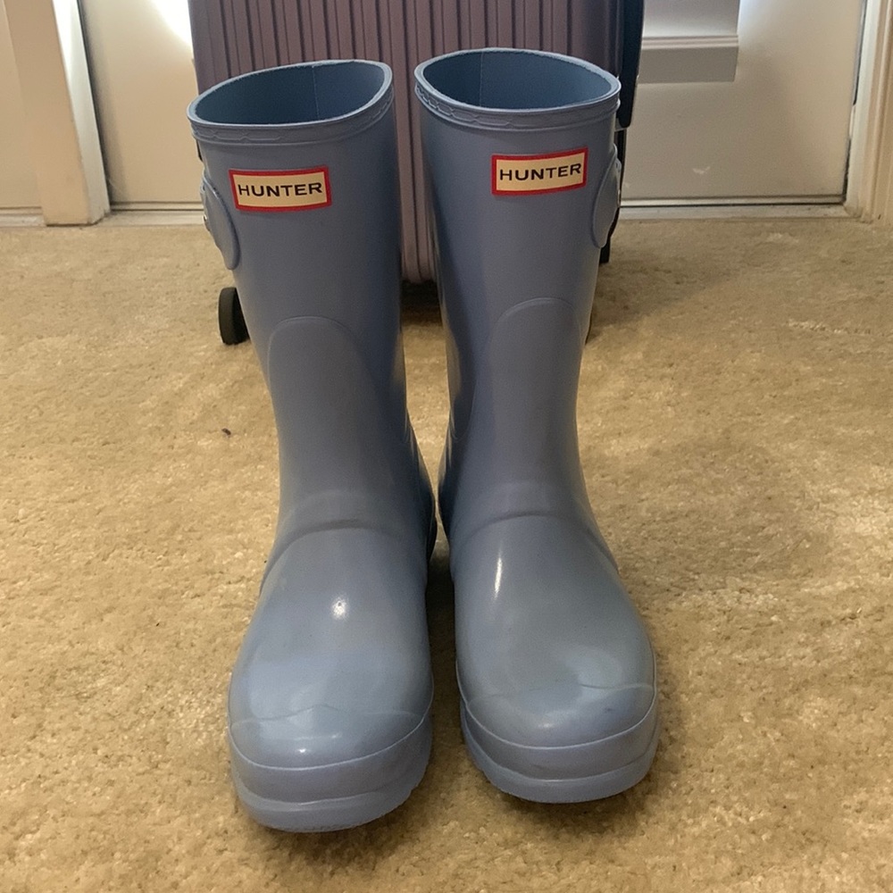 Cotton Candy Blue Hunter Boots